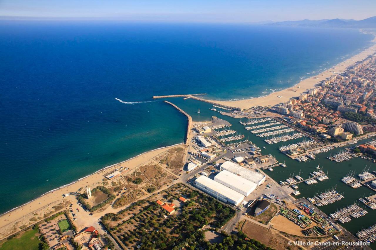 "Mediterranee" Salon Vue Mer Au Coeur De La Ville 10M De La Plage Кане-ан-Руссійон Екстер'єр фото